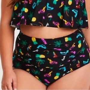 Torrid Tropical swim bottom